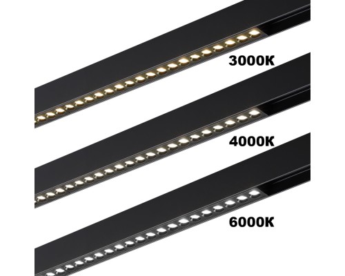 359931 PORT NT25 210 черный Трековый св-к диммир. со сменой цв.температуры, пульт ДУ/Tuya Smart Life IP20 LED 10W 3000-6000K 90-240V VECTOR