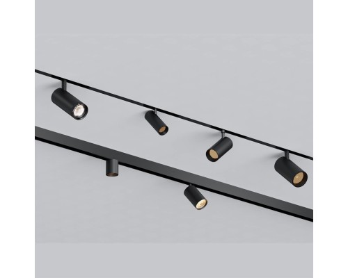 359956 PORT NT25 220 черный Трековый светильник с переключ. цв. темпер. IP20 LED 3000К\4000К\6000К 12W 90-240V VECTOR