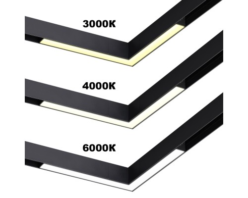 359945 PORT NT25 212 черный Трековый св-к диммир. со сменой цв.температуры, пульт ДУ/Tuya Smart Life IP20 LED 20W 3000-6000K 90-240V VECTOR