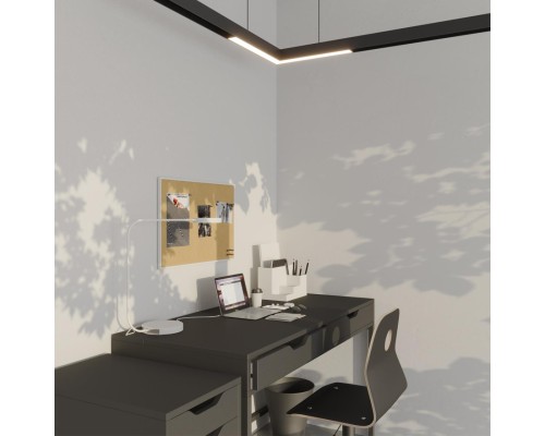 359945 PORT NT25 212 черный Трековый св-к диммир. со сменой цв.температуры, пульт ДУ/Tuya Smart Life IP20 LED 20W 3000-6000K 90-240V VECTOR