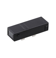 135312 PORT NT25 206 черный Соединитель с токопроводом прямой IP20 90-240V VECTOR