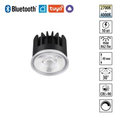 359814 DIOD NT25 486 черный Модуль диммир. со сменой цв. температуры (пульт 359640/Tuya Smart Life) IP20 LED 10W 180-265V 2700-4000К MOD