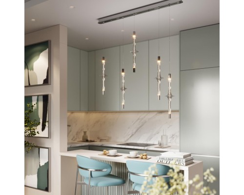 4345/120 HIGHTECH Универсальное основание в цвете хром длиной 1200мм MOLTO