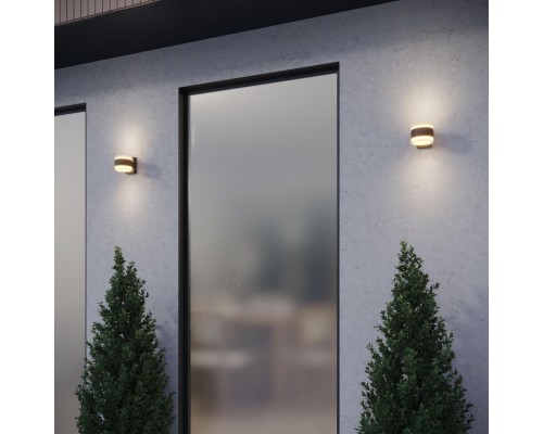 359720 STREET NT25 716 черный Светильник ландшафтный с переключателем цв. температуры IP65 LED 16W 100-240V 2700К/3200К/4000К ESTIMA