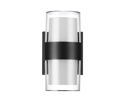 359298 STREET NT24 000 черный Светильник ландшафтный настенный IP65 LED 16W 4000K 175-265V OPAL