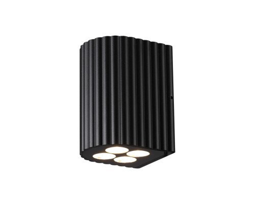 7127/8WL NATURE ODL25 Фасадный светильник черный/металл IP54 LED 8W 10°  220-240V GLENN