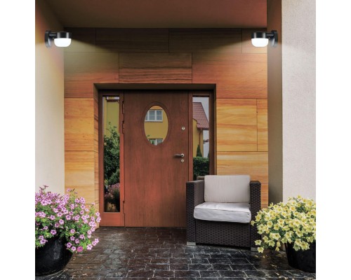 Ландшафтный настенный светильник Novotech 358451 чёрный LED 4000K 12W 220V OPAL