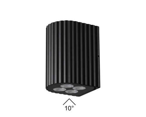 7127/8WL NATURE ODL25 Фасадный светильник черный/металл IP54 LED 8W 10°  220-240V GLENN