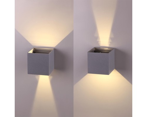 Светильник ландшафтный светодиодный Novotech 358004 Kaimas темно-серый LED 2*3 Вт 3000K