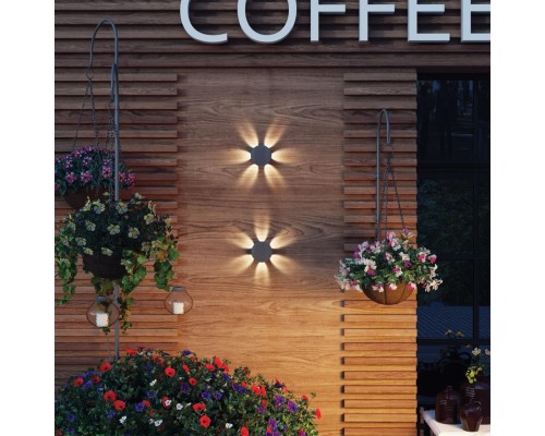 358463 STREET NT20 169 темно-серый  Ландшафтный настенный светильник IP54 LED 4000K 6W 85-265V CALLE