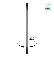 359890 STREET NT25 686 черный Светильник ландшафтный светодиодный IP54 LED 9W 4000К 220-240V VESPERA