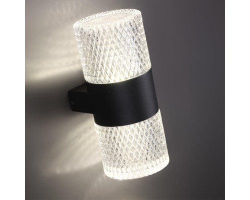 359294 STREET NT24 000 черный Светильник ландшафтный настенный IP65 LED 14W 4000K  175-265V ESTIMA