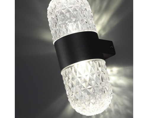 359296 STREET NT24 000 черный Светильник ландшафтный настенный IP65 LED 14W 4000K 175-265V ESTIMA