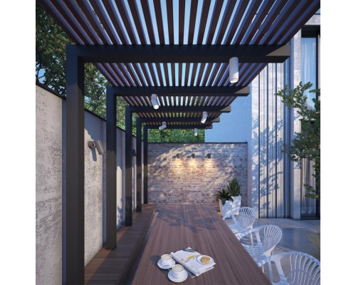 Настенный светильник Novotech 358289 Kaimas темно-серый LED 9 Вт 4000K