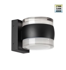 359720 STREET NT25 716 черный Светильник ландшафтный с переключателем цв. температуры IP65 LED 16W 100-240V 2700К/3200К/4000К ESTIMA