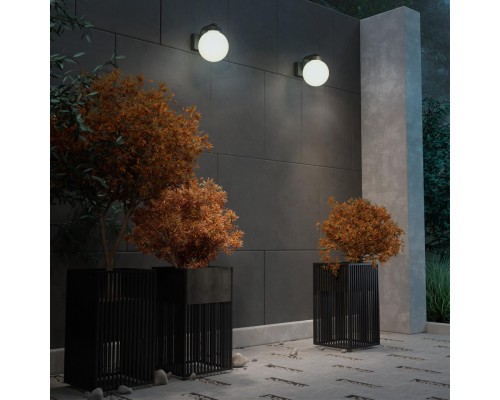 370953 STREET NT23 356 черный Светильник ландшафтный IP54 E27 max 40W NAMI