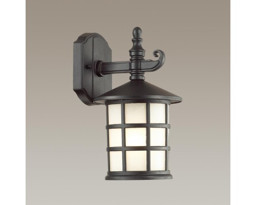 Уличный настенный светильник Odeon Light 4042/1W House черный