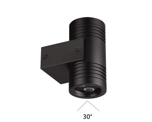 6648/12WL NATURE ODL24 725 черный/металл Фасадный светильник IP67 LED 12W 4000K AC85-265V STIMA