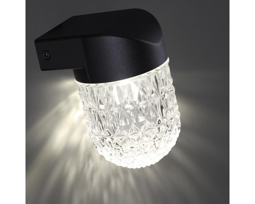 359295 STREET NT24 000 черный Светильник ландшафтный настенный IP65 LED 7W 4000K 175-265V ESTIMA