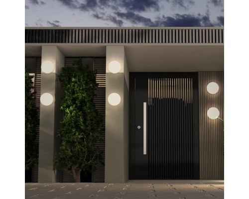 358881 STREET NT22 396 белый Светильник ландшафтный светодиодный IP54 LED 4000К 18W 220V OPAL