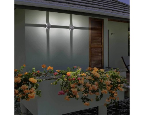 358464 STREET NT20 169 темно-серый  Ландшафтный настенный св-ник IP54 LED 4000K 12W 85-265V  CALLE