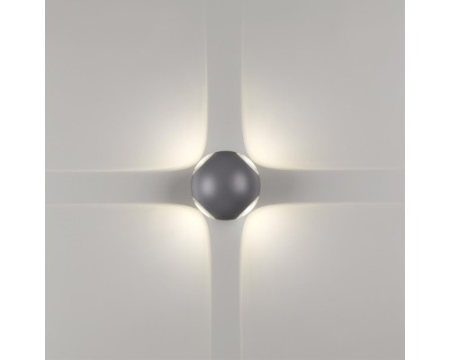 358464 STREET NT20 169 темно-серый  Ландшафтный настенный св-ник IP54 LED 4000K 12W 85-265V  CALLE