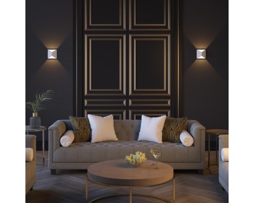 Накладной светодиодный светильник Odeon Light 3909/10WL Tibro белый LED 10 Вт 3500K