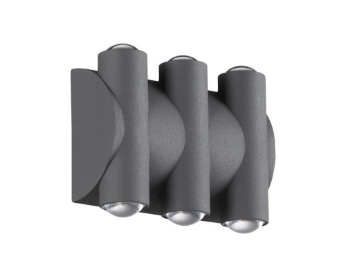 358567 STREET NT21 282 темно-серый Ландшафтный настенный светильник IP54 LED 4000K 6W 85-265V CALLE