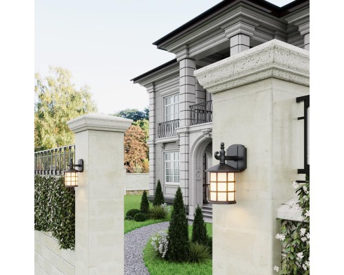 Уличный настенный светильник Odeon Light 4042/1W House черный