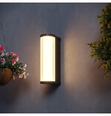 359984 STREET NT26 000 черный Светильник фасадный IP65 LED 12W 220-240V 3000K FLUO