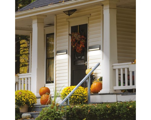 Уличный настенный светодиодный светильник Novotech 357418 Kaimas 3,8 Вт 3000К, темно-серый