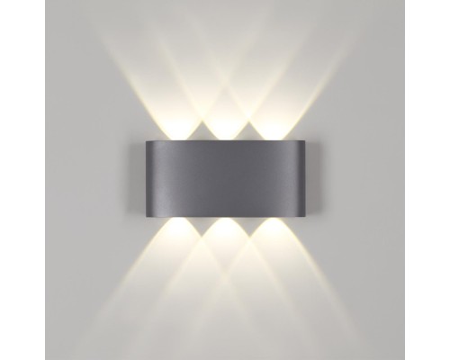 358460 STREET NT20 169 темно-серый  Ландшафтный настенный светильник IP54 LED 4000K 6W 85-265V CALLE