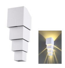 Светильник ландшафтный светодиодный Novotech 358005 Kaimas белый LED 2*5 Вт 3000K