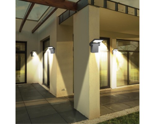 Уличный настенный светильник Novotech Roca 357521 темно-серый 10 Вт 220-240V IP54 3000K