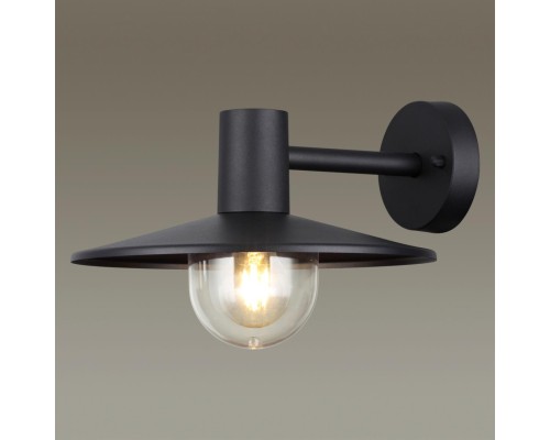 4833/1W NATURE ODL21 565 черный/стекло Ландшафтный настенный светильник E27 1*40W IP44 FURCADIA