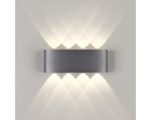 358461 STREET NT20 169 темно-серый  Ландшафтный настенный светильник IP54 LED 4000K 8W 85-265V CALLE