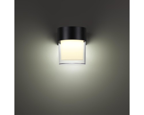 359297 STREET NT24 000 черный Светильник ландшафтный настенный IP65 LED 5W 4000K 175-265V OPAL