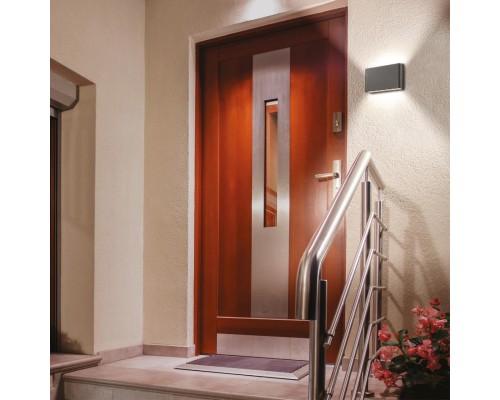 Уличный настенный светодиодный светильник Novotech 357422 Kaimas 6 Вт 3000К, темно-серый