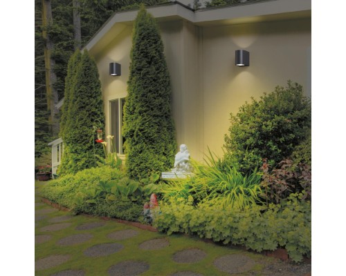 358294 STREET NT19 746 черный Ландшафтный светильник IP65 LED 4000K 4W+4W 220V OPAL