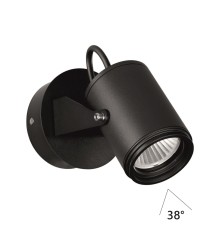 6647/10WL NATURE ODL24 617 черный/металл Настенный светильник IP54 LED 10W 4000K AC85-265V STIMA