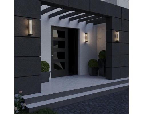 370968 STREET NT24 000 черный Светильник ландшафтный IP54 E27 2*max 25W 220-240V MATRIX