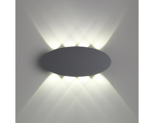 358564 STREET NT21 284 темно-серый Ландшафтный настенный светильник IP54 LED 4000K 8W 85-265V CALLE