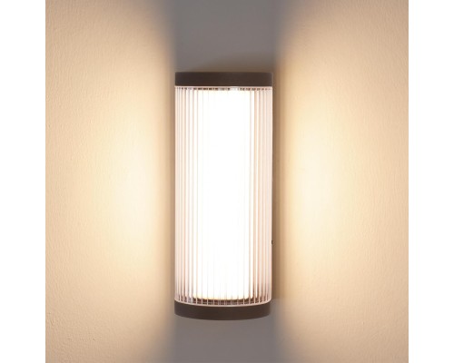 7180/12WL NATURE ODL26 Настенный светильник  коричневый/акрил/металл IP65 LED 12W 750Лм 3000K 162° 220-240V CORTENA