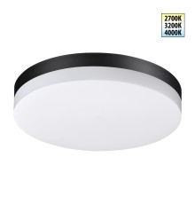 359730 STREET NT25 780 черный Светильник ландшафтный с переключ. цв. температуры и мощности IP65 LED 20/25/30W 180-265V 2700К\3200К\4000К OPAL