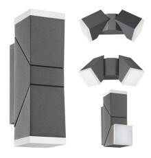 Ландшафтный настенный светильник Novotech 357829 Kaimas темно-серый LED 12 Вт 3000K