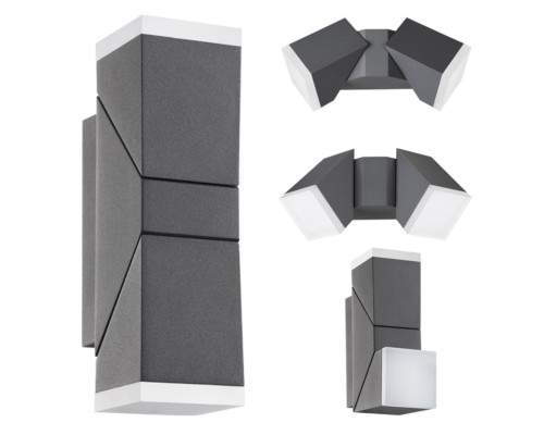Ландшафтный настенный светильник Novotech 357829 Kaimas темно-серый LED 12 Вт 3000K