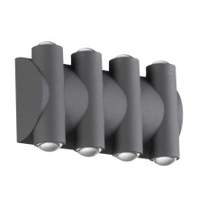 358568 STREET NT21 282 темно-серый Ландшафтный настенный светильник IP54 LED 4000K 8W 85-265V CALLE