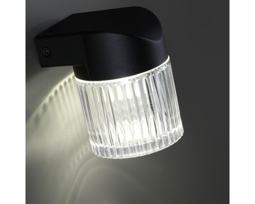 359291 STREET NT24 000 черный Светильник ландшафтный настенный IP65 LED 7W 4000K 175-265V ESTIMA