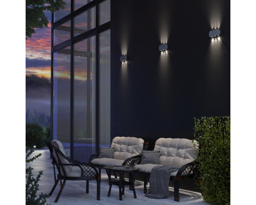 358560 STREET NT21 285 темно-серый Ландшафтный настенный светильник IP54 LED 4000K 6W 85-265V CALLE