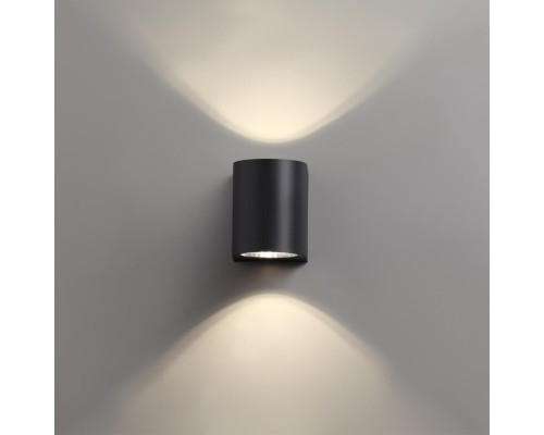 358294 STREET NT19 746 черный Ландшафтный светильник IP65 LED 4000K 4W+4W 220V OPAL